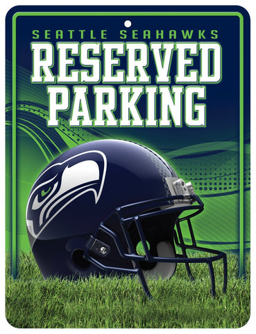 Seattle Seahawks Sign Metal Parking