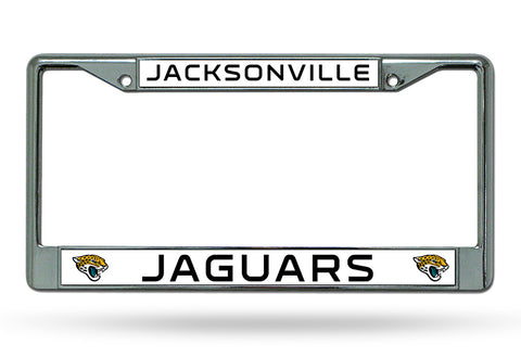 Jacksonville Jaguars License Plate Frame Chrome