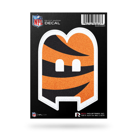 Cincinnati Bengals Decal 5.5x5 Die Cut Bling