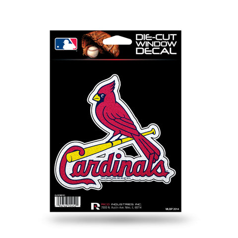 St. Louis Cardinals Decal 5x5 Die Cut Bling