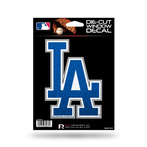 Los Angeles Dodgers Decal 5.5x5 Die Cut Bling