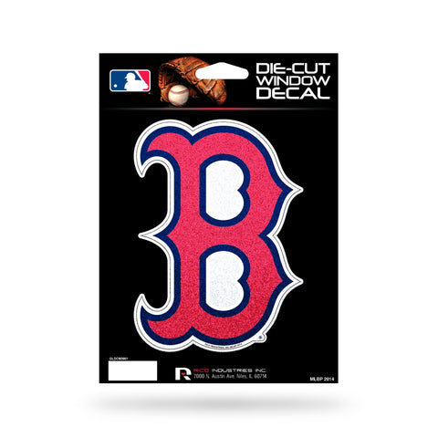 Boston Red Sox Decal 5.5x5 Die Cut Bling