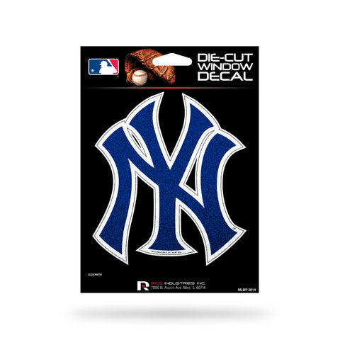 New York Yankees Decal 5.5x5 Die Cut Bling