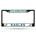 Philadelphia Eagles License Plate Frame Metal Dark Green