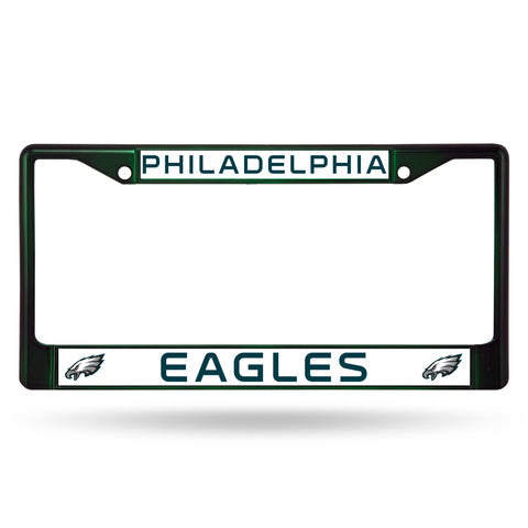 Philadelphia Eagles License Plate Frame Metal Dark Green