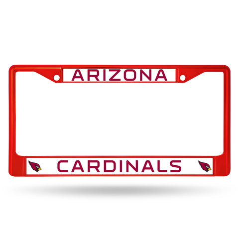 Arizona Cardinals License Plate Frame Metal Red