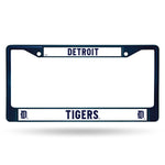 Detroit Tigers License Plate Frame Metal Navy