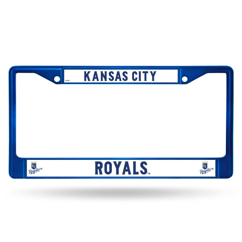 Kansas City Royals License Plate Frame Metal Blue