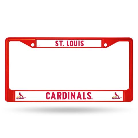 St. Louis Cardinals License Plate Frame Metal Red