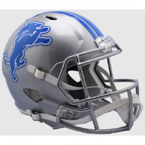 Detroit Lions Helmet Riddell Replica Full Size Speed Style