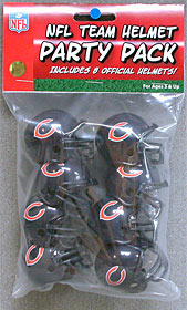 Chicago Bears Team Helmet Party Pack