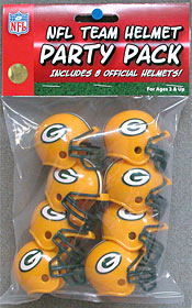 Green Bay Packers Team Helmet Party Pack