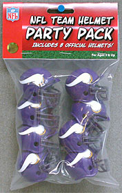 Minnesota Vikings Team Helmet Party Pack