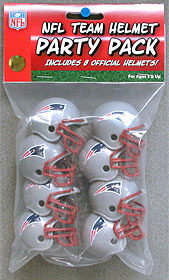 New England Patriots Team Helmet Party Pack