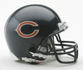 Chicago Bears Replica Mini Helmet w/ Z2B Face Mask