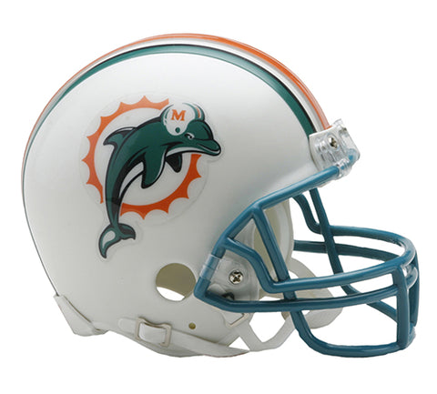Miami Dolphins 1997-2012 Throwback Replica Mini Helmet w/Z2B Mask