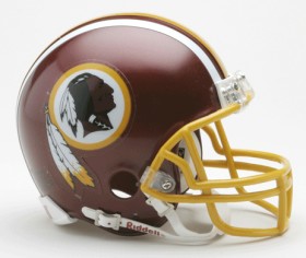 Washington Redskins Replica Mini Helmet w/ Z2B Face Mask