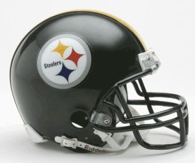 Pittsburgh Steelers Replica Mini Helmet w/ Z2B Face Mask
