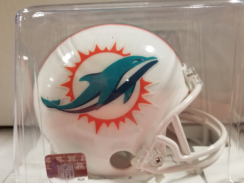 Miami Dolphins Helmet Riddell Replica Mini VSR4 Style 2018