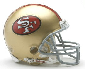 San Francisco 49ers 1964-95 Throwback Replica Mini Helmet