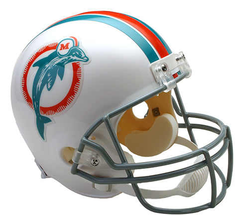 Miami Dolphins 1973-79 Throwback Riddell Deluxe Replica Helmet