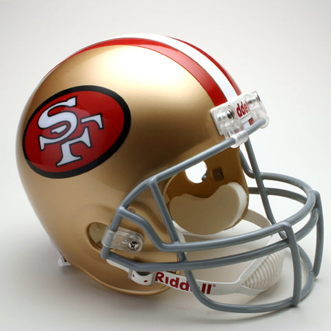 San Francisco 49ers 1964-95 Throwback Riddell Deluxe Replica Helmet