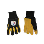 Pittsburgh Steelers Two Tone Youth Size Gloves