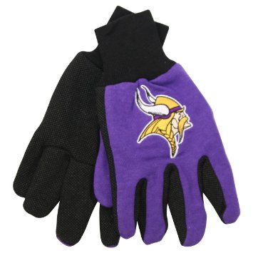 Minnesota Vikings Two Tone Youth Size Gloves