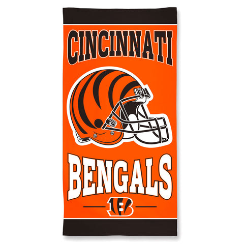 Cincinnati Bengals Towel 30x60 Beach Style