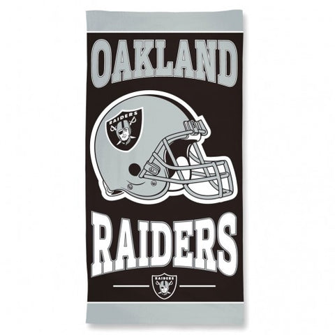 Oakland Raiders Towel 30x60 Beach Style