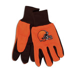 Cleveland Browns Two Tone Adult Size Gloves