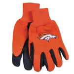 Denver Broncos Two Tone Adult Size Gloves