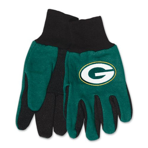 Green Bay Packers Two Tone Adult Size Gloves