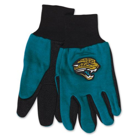 Jacksonville Jaguars Two Tone Adult Size Gloves