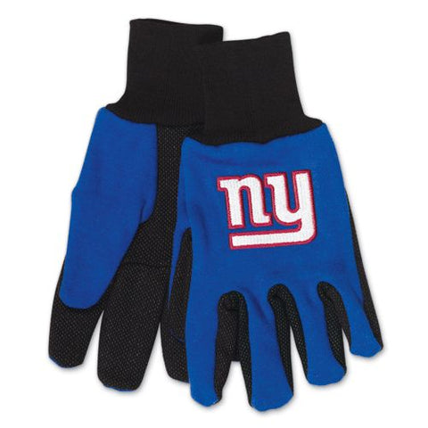 New York Giants Two Tone Adult Size Gloves