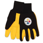 Pittsburgh Steelers Two Tone Adult Size Gloves